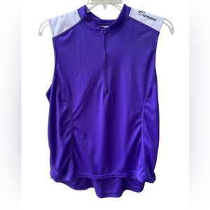 Canari Women’s 2X Mystic Tank 1/2 Zip Cycling Jersey Purple New